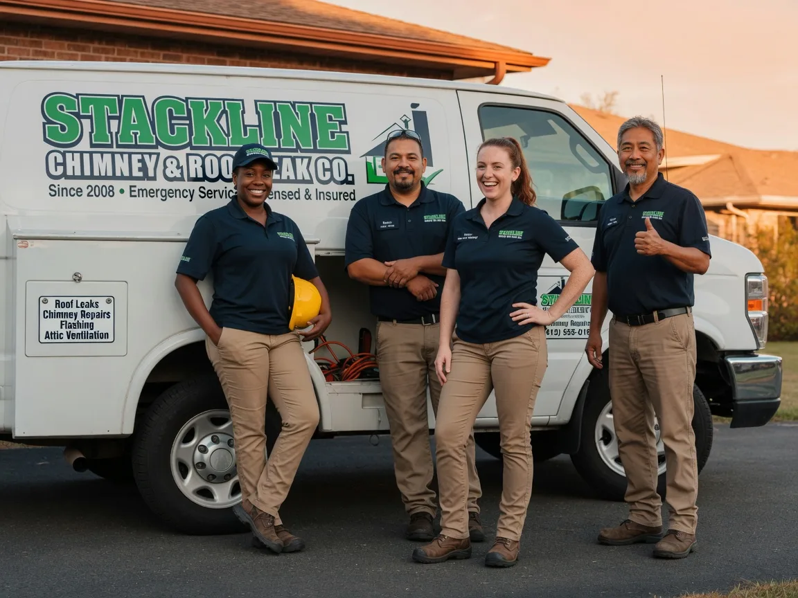 Chimney flashing repair company in Mccune, KS